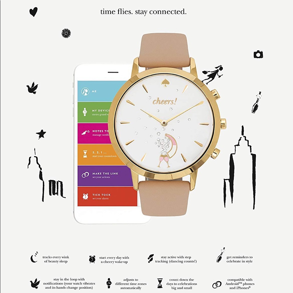 Kate Spade Metro Grand Hybrid Smartwatch